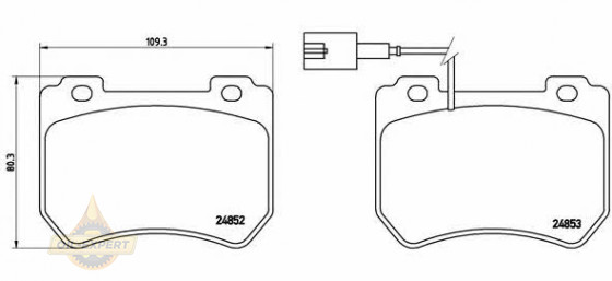 Brembo Колодки тормозные дисковые BREMBO P 23 129 - Картинка 2