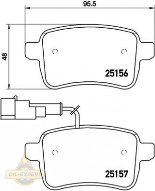 Brembo Колодки дискові гальмівні BREMBO P 23 133X - Заображення 1