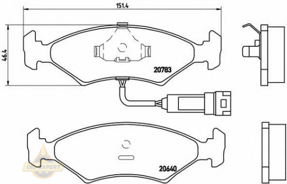 Brembo Колодки тормозные дисковые BREMBO P 24 012 - Картинка 1
