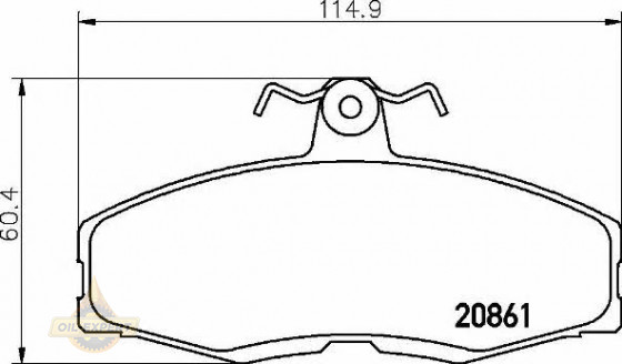 Brembo Колодки тормозные дисковые BREMBO P 24 013 - Картинка 1