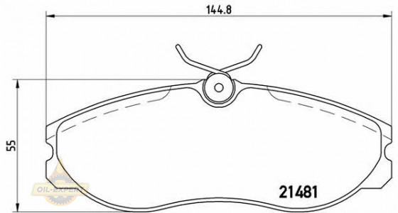 Brembo Колодки тормозные дисковые BREMBO P 24 039 - Картинка 1