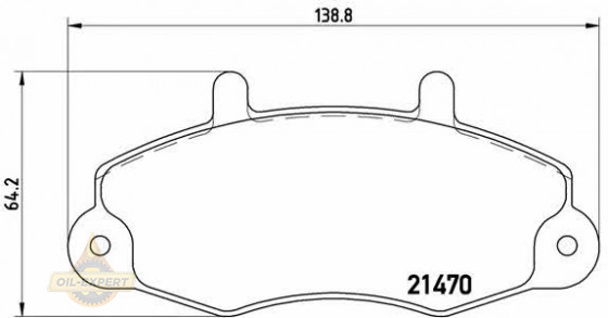 Brembo Колодки тормозные дисковые BREMBO P 24 049 - Картинка 1