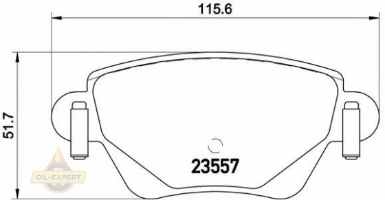 Brembo Колодки тормозные дисковые BREMBO P 24 059 - Картинка 1