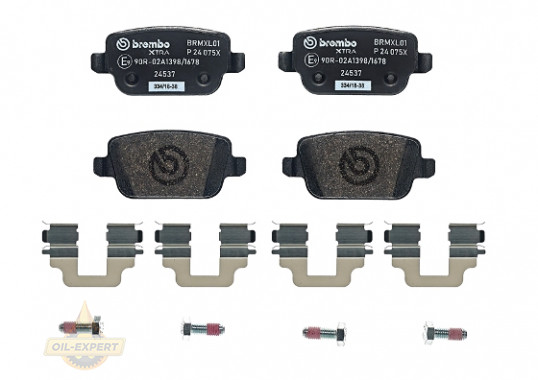 Brembo Колодки дискові гальмівні BREMBO P 24 075X - Заображення 2