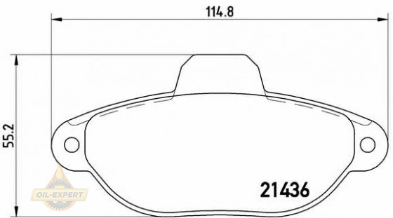 Brembo Колодки дискові гальмівні BREMBO P 24 147 - Заображення 1