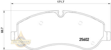Brembo Колодки тормозные дисковые BREMBO P 24 152 - Картинка 1
