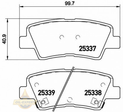 Brembo Колодки дискові гальмівні BREMBO P 30 067 - Заображення 1