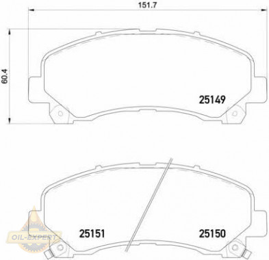 Brembo Колодки тормозные дисковые BREMBO P 34 007 - Картинка 1