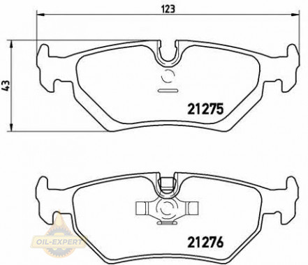 Brembo Колодки тормозные дисковые BREMBO P 36 008 - Картинка 1