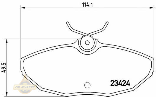 Brembo Колодки дискові гальмівні BREMBO P 36 013 - Заображення 1