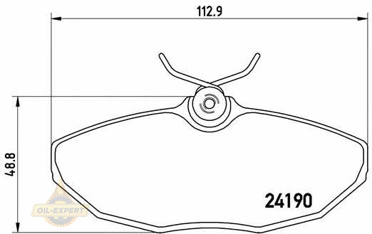 Brembo Колодки тормозные дисковые BREMBO P 36 015 - Картинка 1