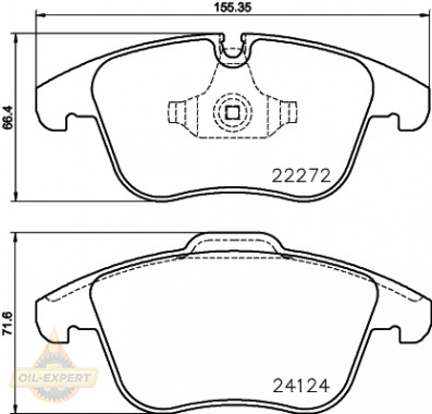 Brembo Колодки тормозные дисковые BREMBO P 36 030 - Картинка 1