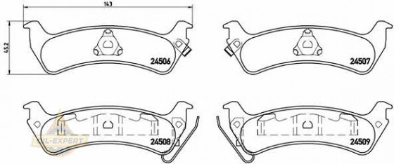 Brembo Колодки тормозные дисковые BREMBO P 37 012 - Картинка 2