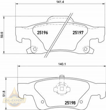 Brembo Колодки тормозные дисковые BREMBO P 37 016 - Картинка 1