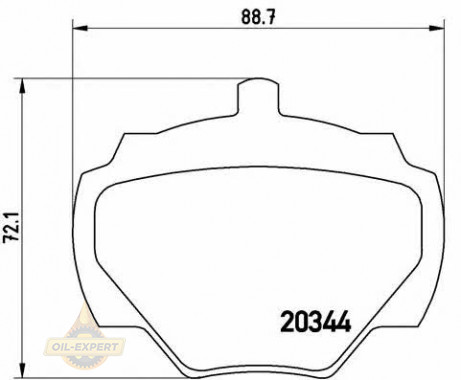 Brembo Колодки тормозные дисковые BREMBO P 44 001 - Картинка 1