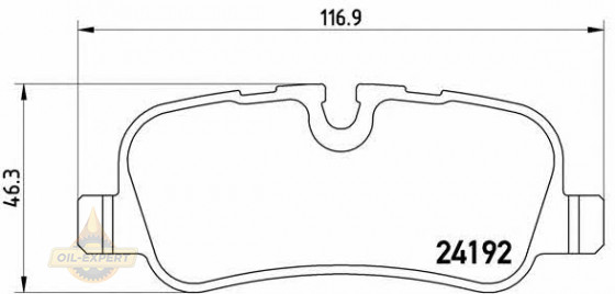Brembo Колодки тормозные дисковые BREMBO P 44 013 - Картинка 1