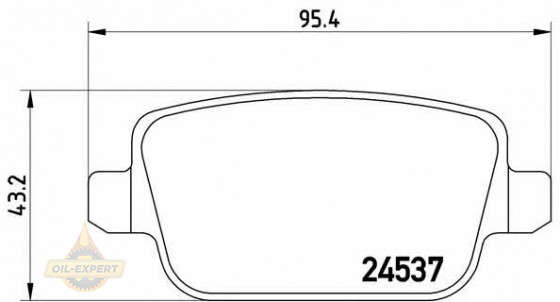 Brembo Колодки дискові гальмівні BREMBO P 44 016 - Заображення 1