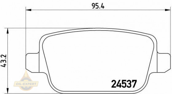 Brembo Колодки тормозные дисковые BREMBO P 44 017 - Картинка 1