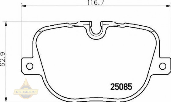 Brembo Колодки тормозные дисковые BREMBO P 44 025 - Картинка 1