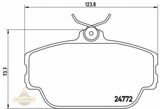 Brembo Колодки тормозные дисковые BREMBO P 46 001 - Картинка 2