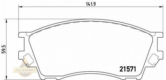 Brembo Колодки тормозные дисковые BREMBO P 49 019 - Картинка 1