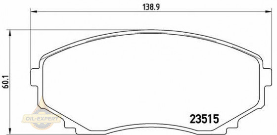 Brembo Колодки тормозные дисковые BREMBO P 49 028 - Картинка 1