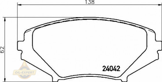 Brembo Колодки тормозные дисковые BREMBO P 49 034 - Картинка 1