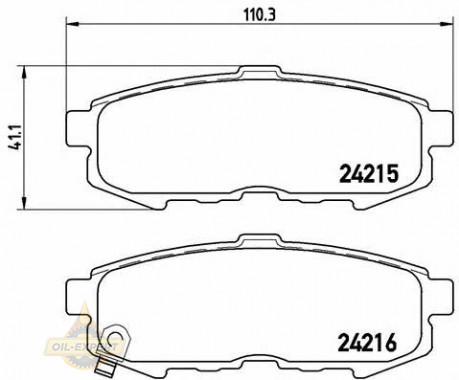 Brembo Колодки тормозные дисковые BREMBO P 49 042 - Картинка 1