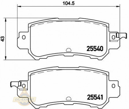 Brembo Колодки тормозные дисковые BREMBO P 49 047 - Картинка 1