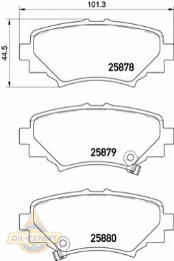 Brembo Колодки тормозные дисковые BREMBO P 49 049 - Картинка 1