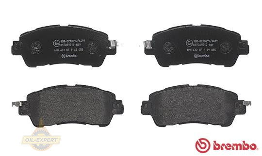 Brembo Колодки тормозные дисковые BREMBO P 49 055 - Картинка 2