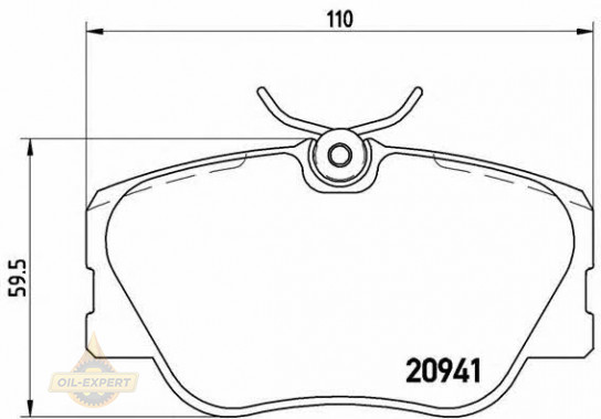 Brembo Колодки тормозные дисковые BREMBO P 50 008 - Картинка 1