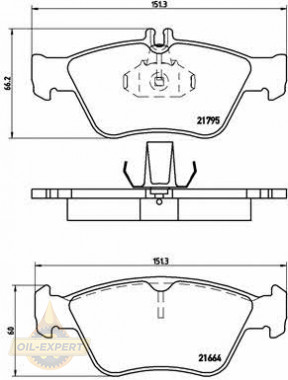 Brembo Колодки дискові гальмівні BREMBO P 50 023 - Заображення 1