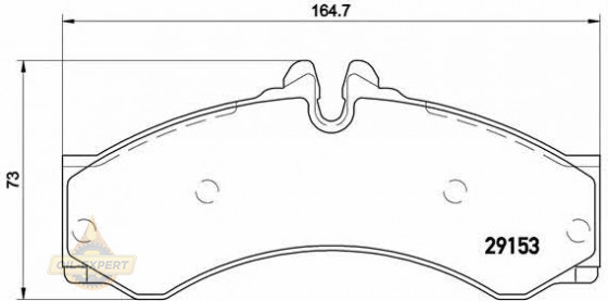 Brembo Колодки тормозные дисковые BREMBO P 50 028 - Картинка 1