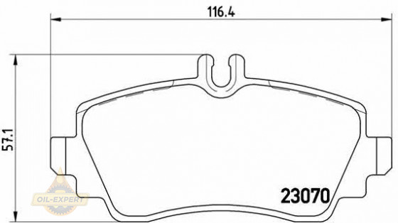 Brembo Колодки гальмівні дискові BREMBO P 50047 - Заображення 1