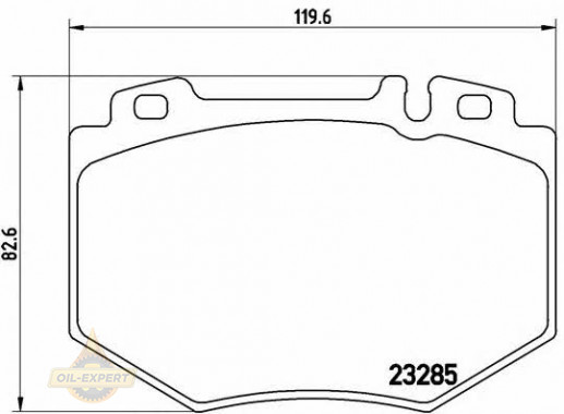 Brembo Колодки тормозные дисковые BREMBO P 50 048 - Картинка 1
