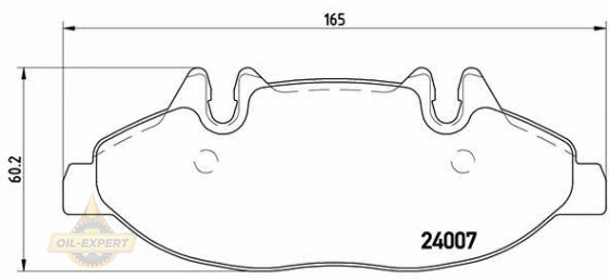 Brembo Колодки тормозные дисковые BREMBO P 50 050 - Картинка 1