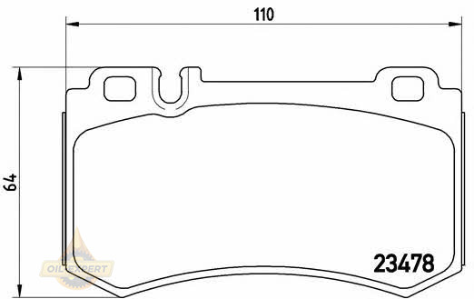 Brembo Колодки тормозные дисковые BREMBO P 50 061 - Картинка 1
