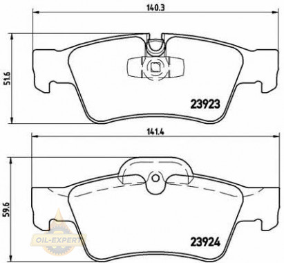 Brembo Колодки тормозные дисковые BREMBO P 50 064 - Картинка 1