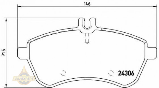 Brembo Колодки тормозные дисковые BREMBO P 50 067 - Картинка 1