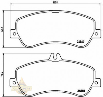 Brembo Колодки тормозные дисковые BREMBO P 50 086 - Картинка 2