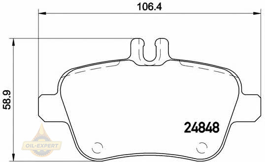 Brembo Колодки тормозные дисковые BREMBO P 50 091 - Картинка 1