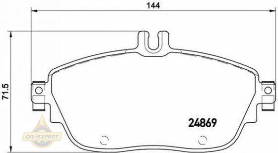 Brembo Колодки тормозные дисковые BREMBO P 50 093 - Картинка 1