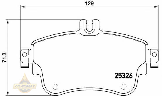 Brembo Колодки тормозные дисковые BREMBO P 50 094 - Картинка 1