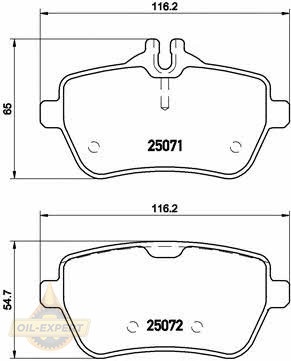 Brembo Колодки тормозные дисковые BREMBO P 50 103 - Картинка 1