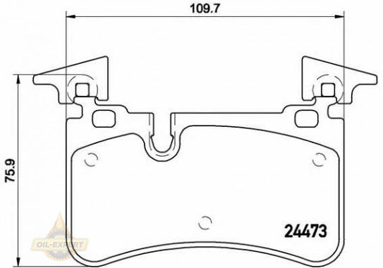 Brembo Колодки тормозные дисковые BREMBO P 50 113 - Картинка 1