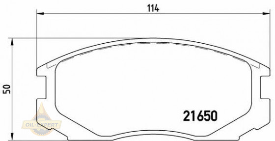 Brembo Колодки тормозные дисковые BREMBO P 54 015 - Картинка 2