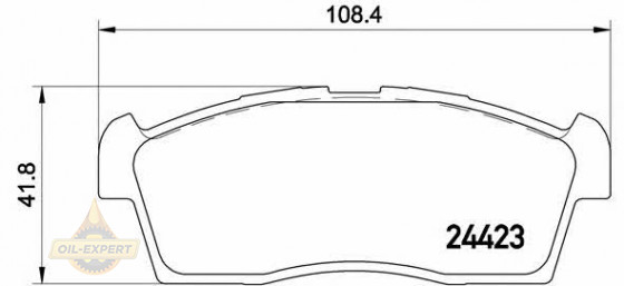 Brembo Колодки тормозные дисковые BREMBO P 54 049 - Картинка 1