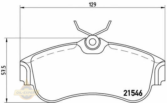Brembo Колодки тормозные дисковые BREMBO P 56 022 - Картинка 1
