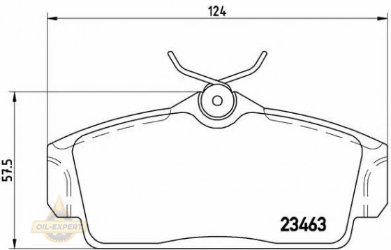 Brembo Колодки дискові гальмівні BREMBO P 56 036 - Заображення 1